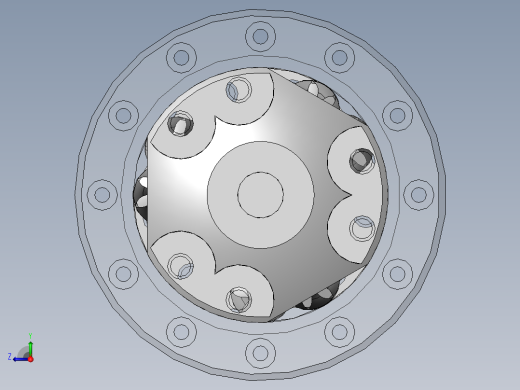 宝贝_斜齿轮差速器图纸(出售版)右视缩略图