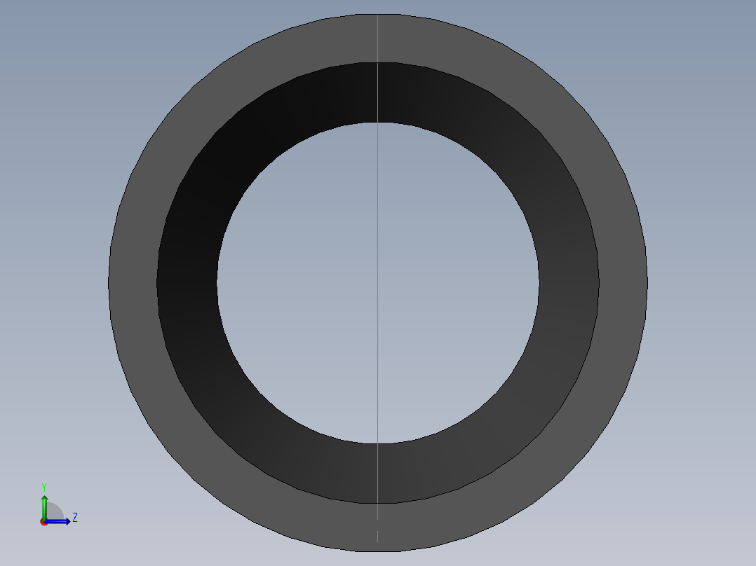 PVC公制管件-50x40 Reducer前视图