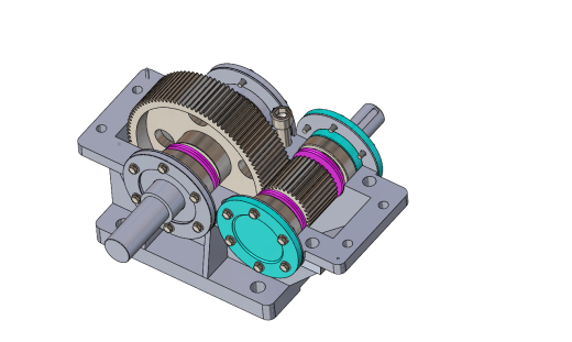 带正齿轮的齿轮箱缩略图