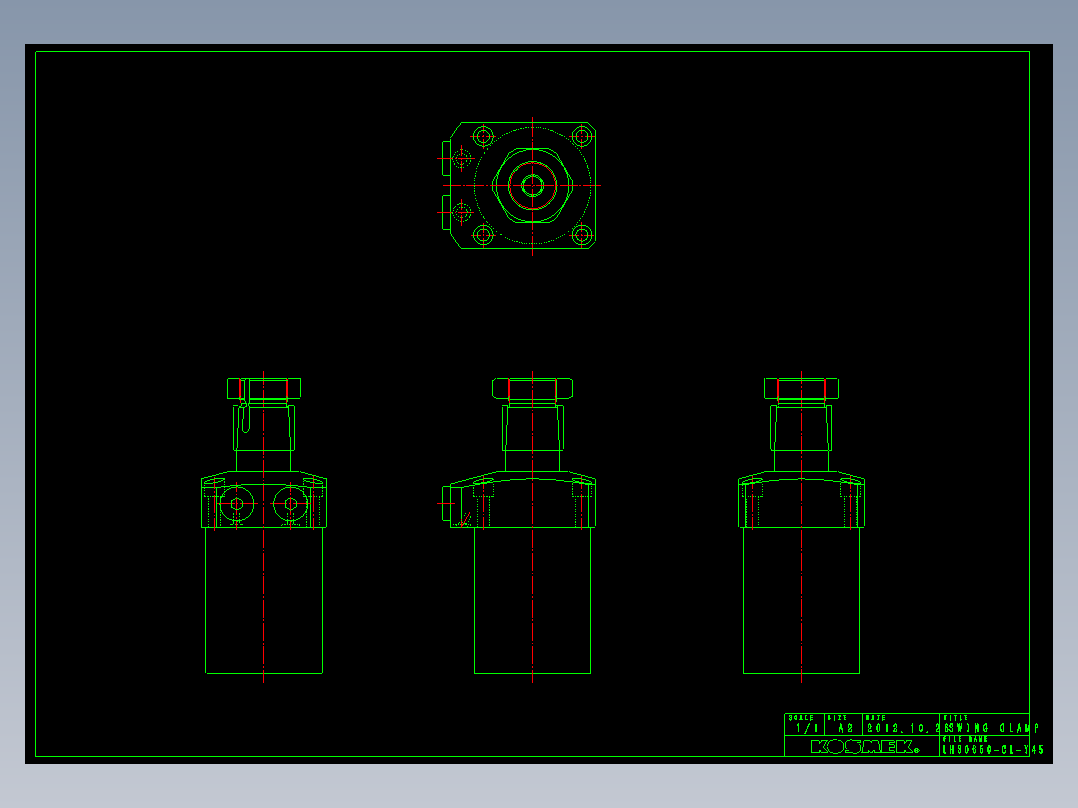 LHS0650-CL-Y45多系列多零件图纸模型