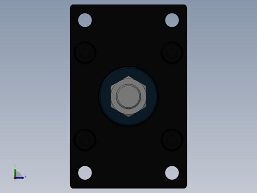 气缸SCJ63x75-50SFA左视缩略图