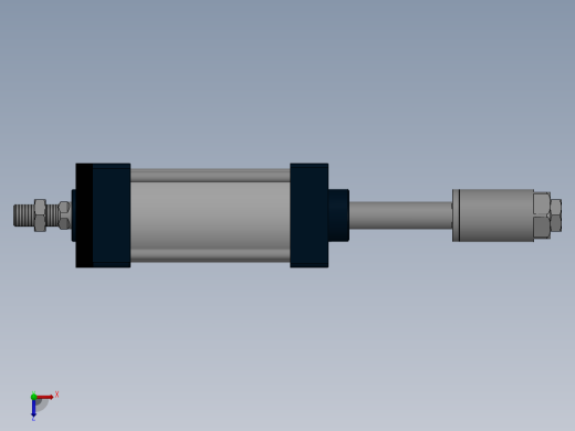 气缸SCJ63x75-50SFA俯视缩略图