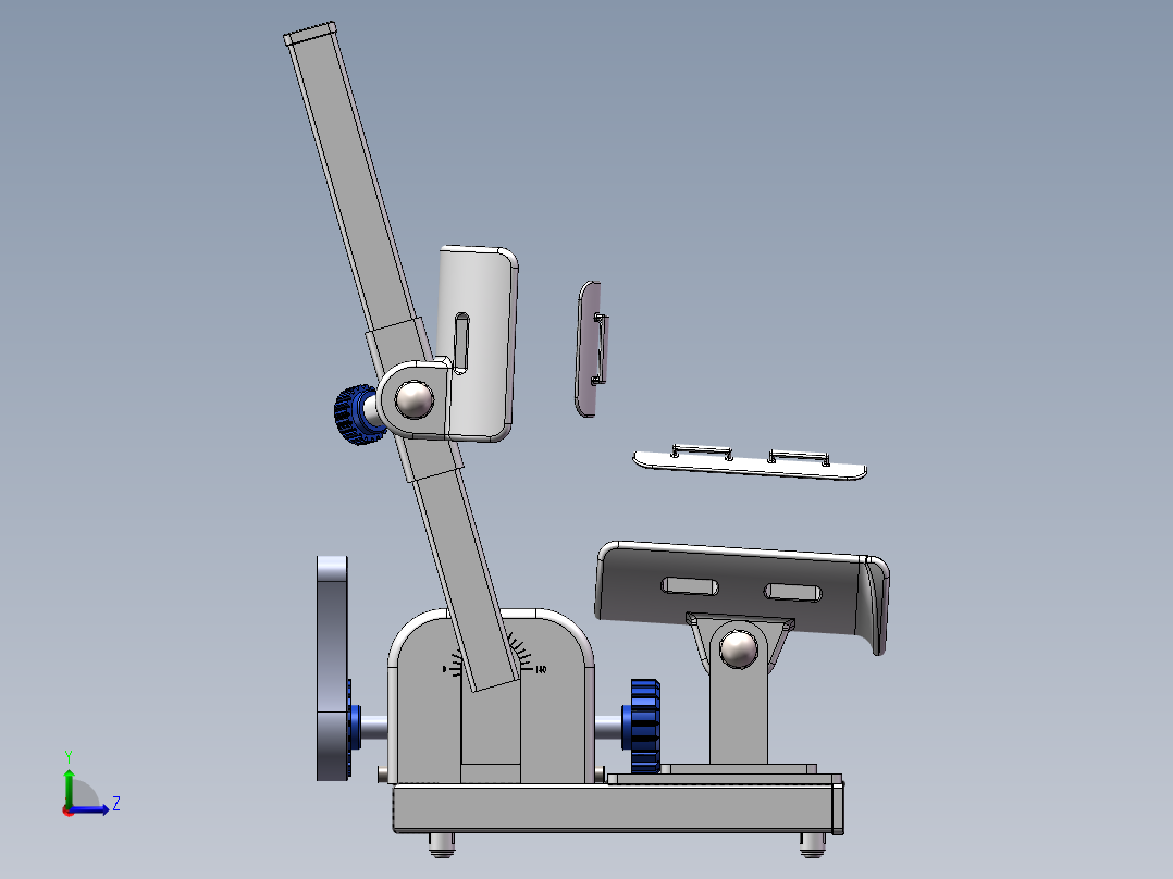 肘关节活动器左视图