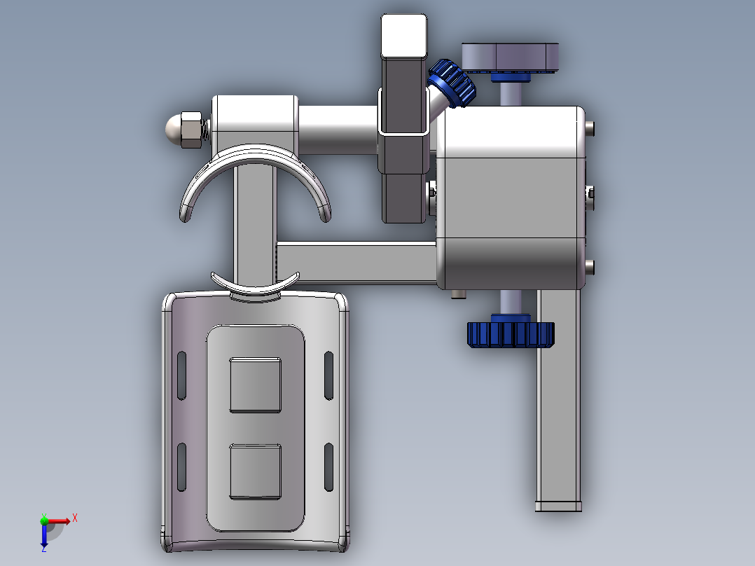 肘关节活动器俯视图