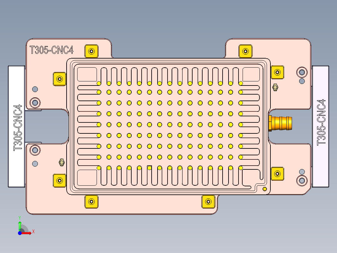 T305-CNC4笔记本CNC工装夹具三维模型-0621前视图