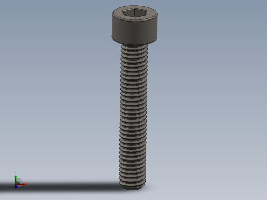 Screw_DIN_912_M6x35F_A2.SLDPRT公制内六角螺钉