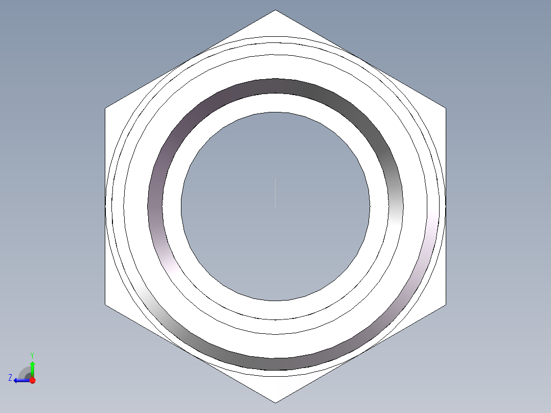 直通接头-G、1C-26右视图