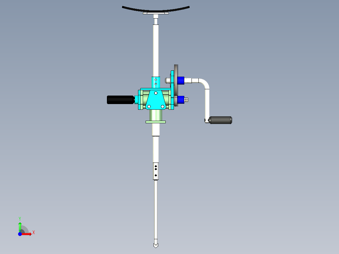 手摇钻设计前视图