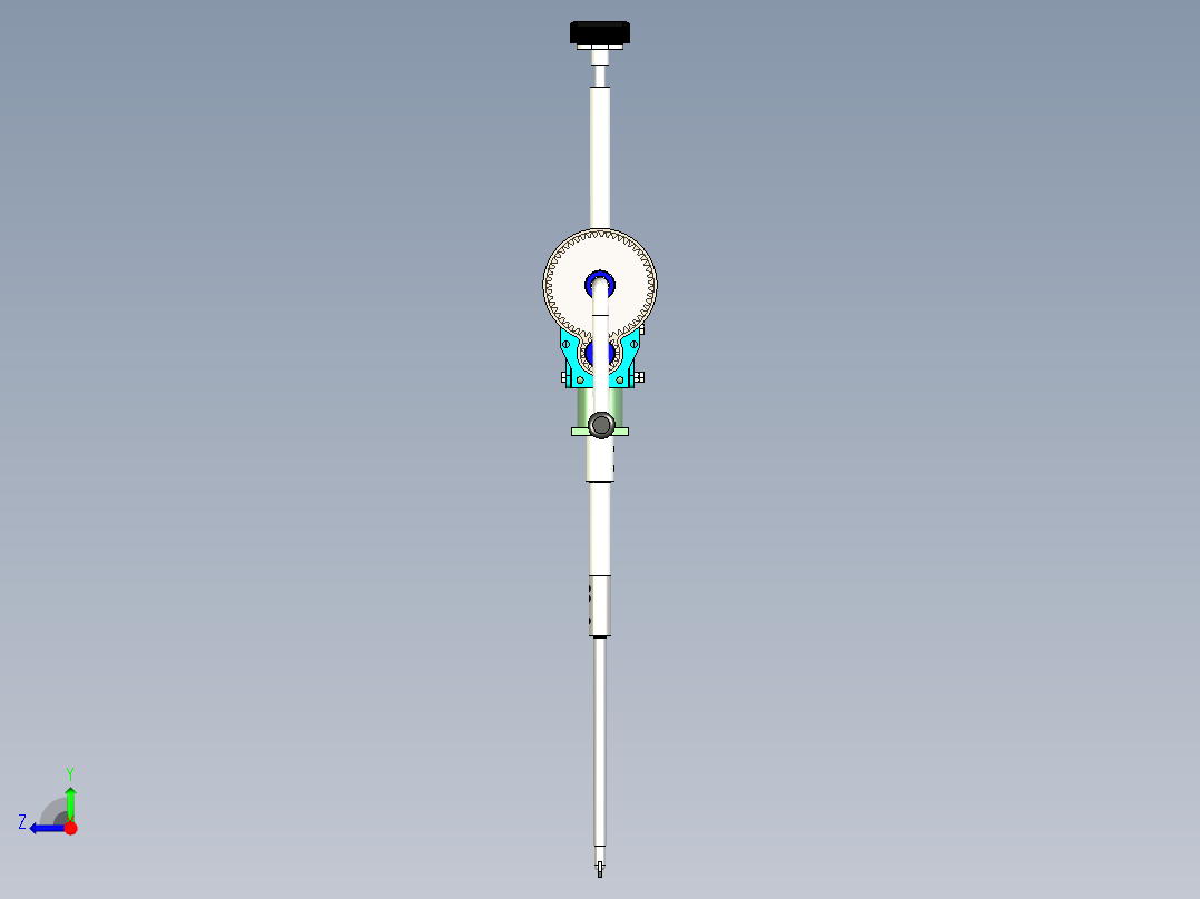 手摇钻设计右视图
