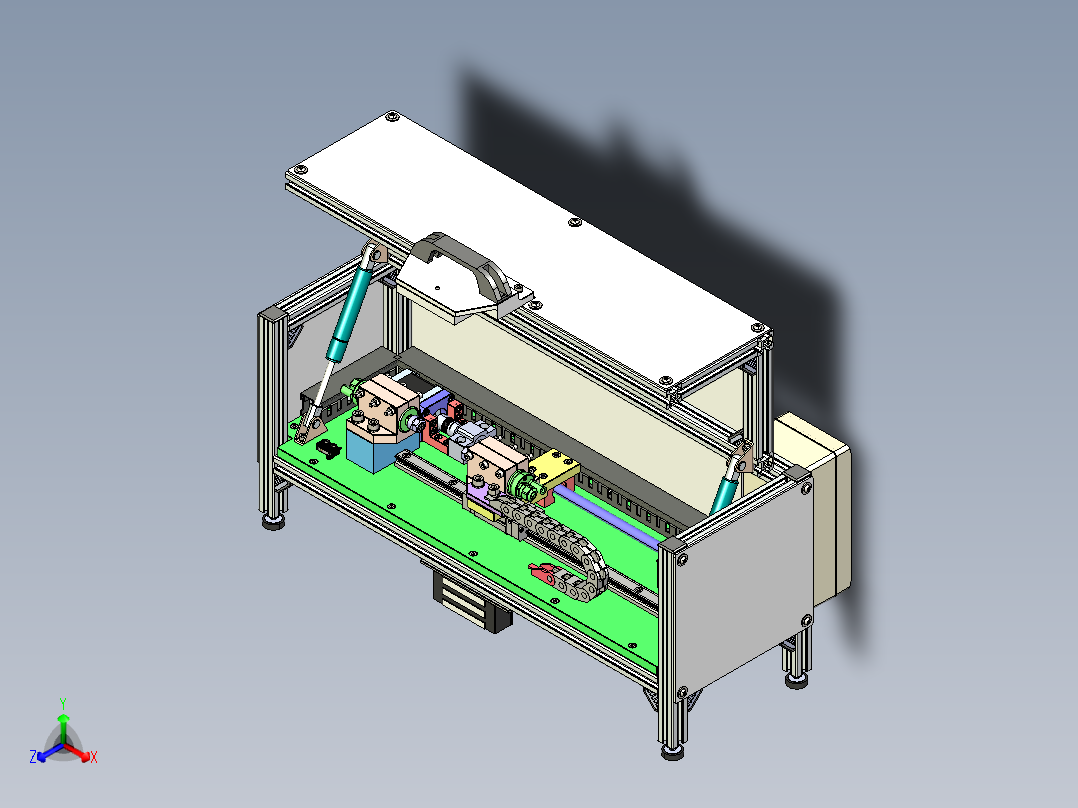 A2004009-机械表宝石加工设备正等轴测图