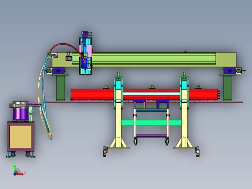 柔性化的天线装配操作装置前视缩略图