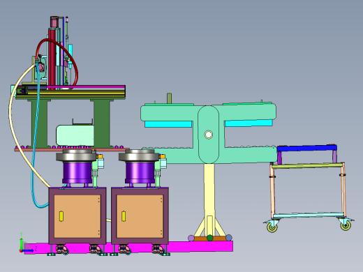 柔性化的天线装配操作装置左视缩略图