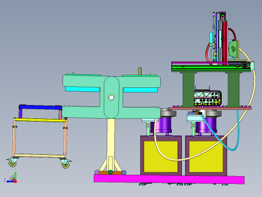 柔性化的天线装配操作装置右视缩略图