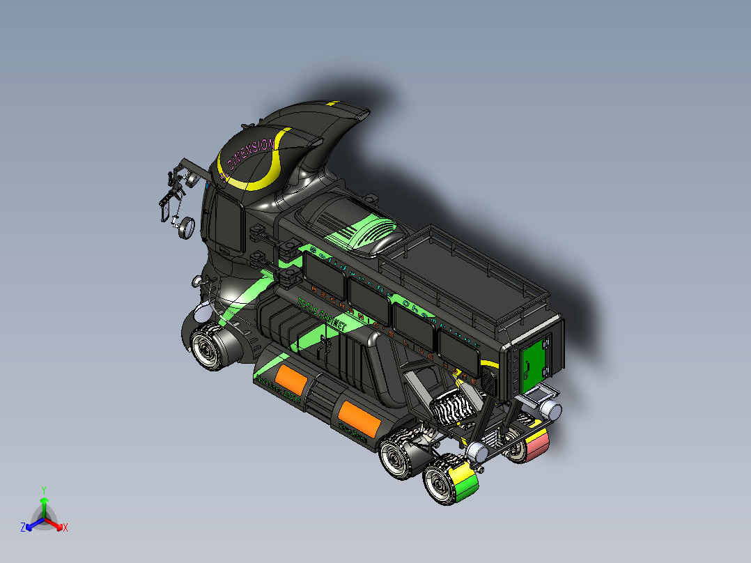 A2004446-锤子机械师卡车主视图