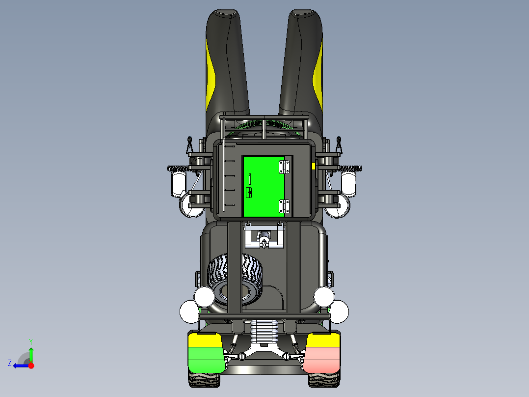 A2004446-锤子机械师卡车右视图