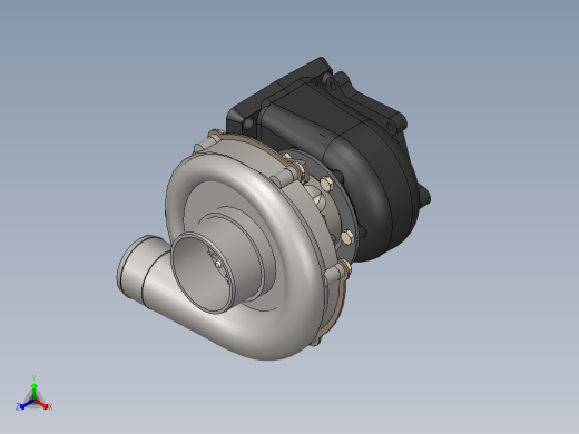 增压器(28)正等轴测缩略图