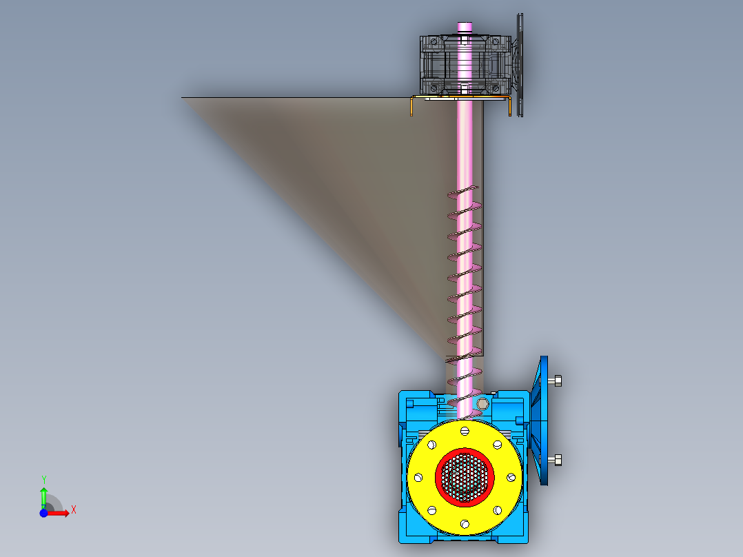 B2004084-面团挤出机前视图