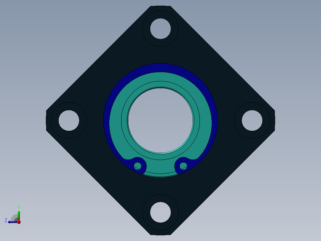 带座轴承BGFSBB6903ZZ-45右视图