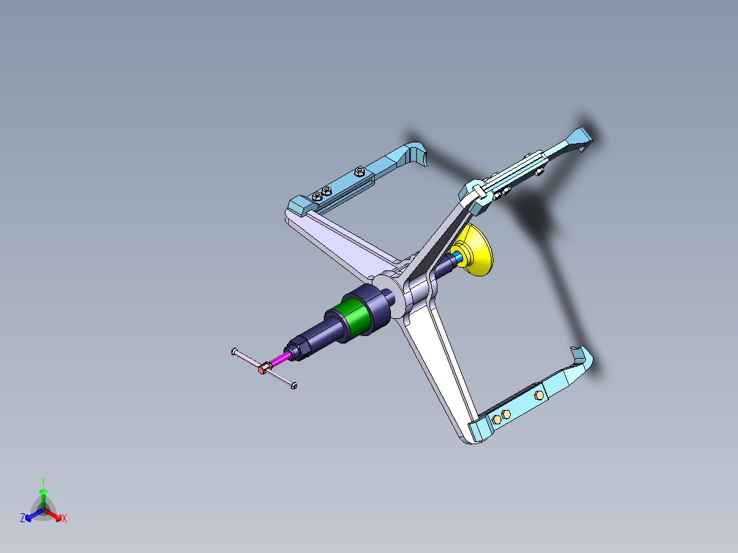 提取器正等轴测图