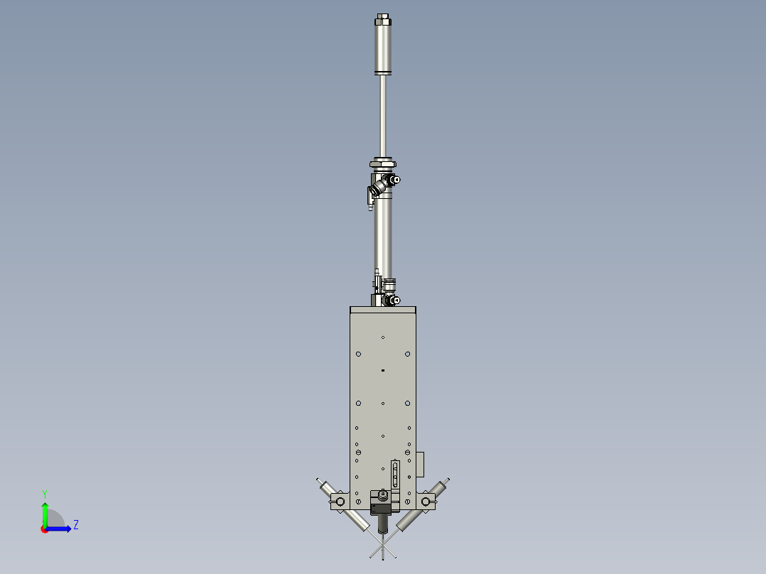 ADJ-08-00-冷压UV组件左视图