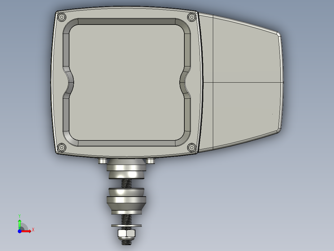 多段式汽车转向灯装置前视图