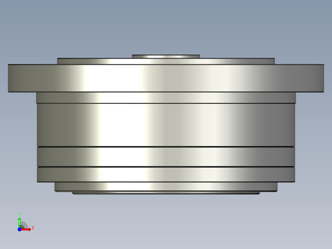 CSG-40-100-2UH谐波减速机前视图