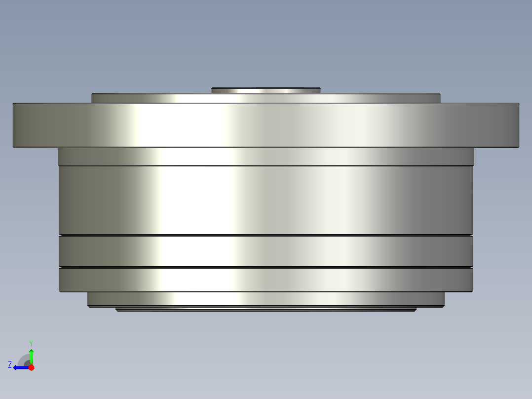 CSG-40-100-2UH谐波减速机右视图