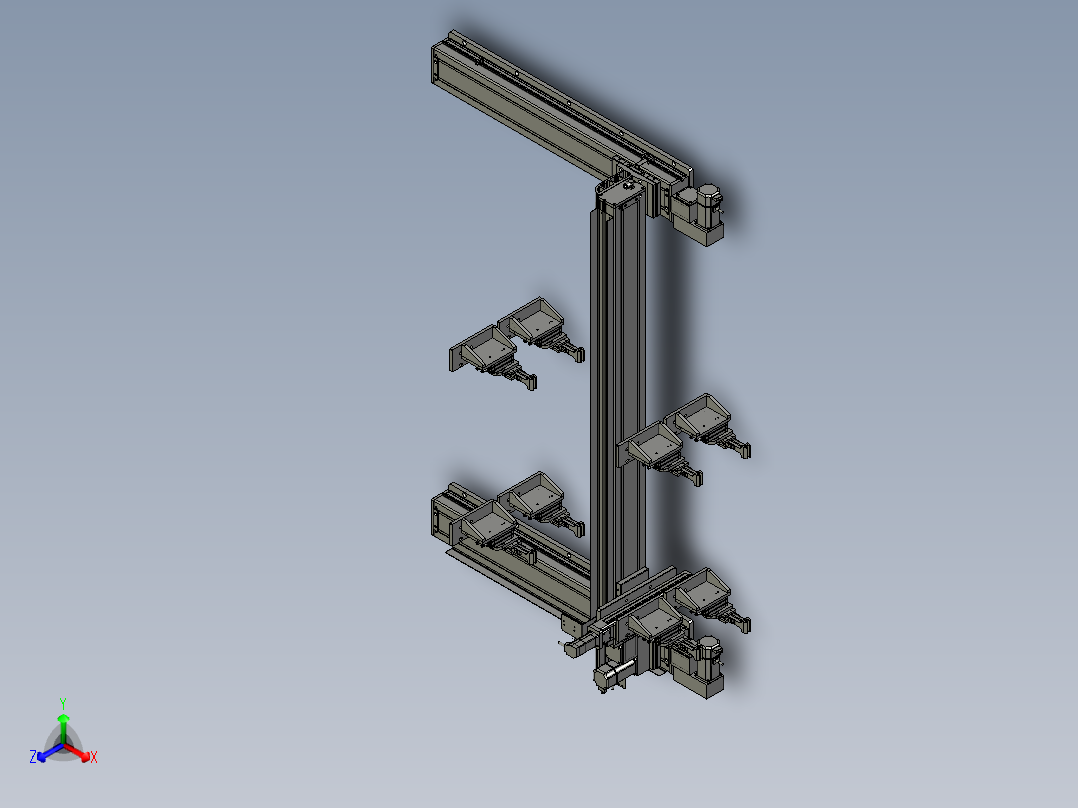 19328-三轴搬运机械手正等轴测图