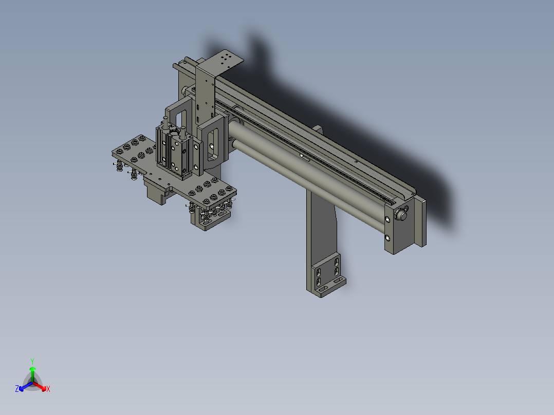 450机械手装配体左主视图