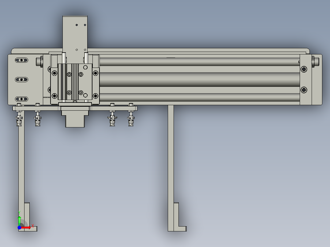 450机械手装配体左前视图