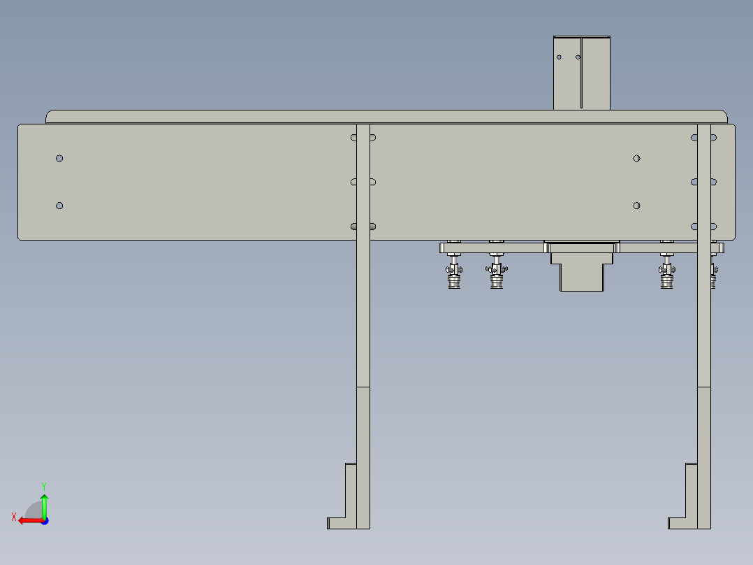 450机械手装配体左后视图