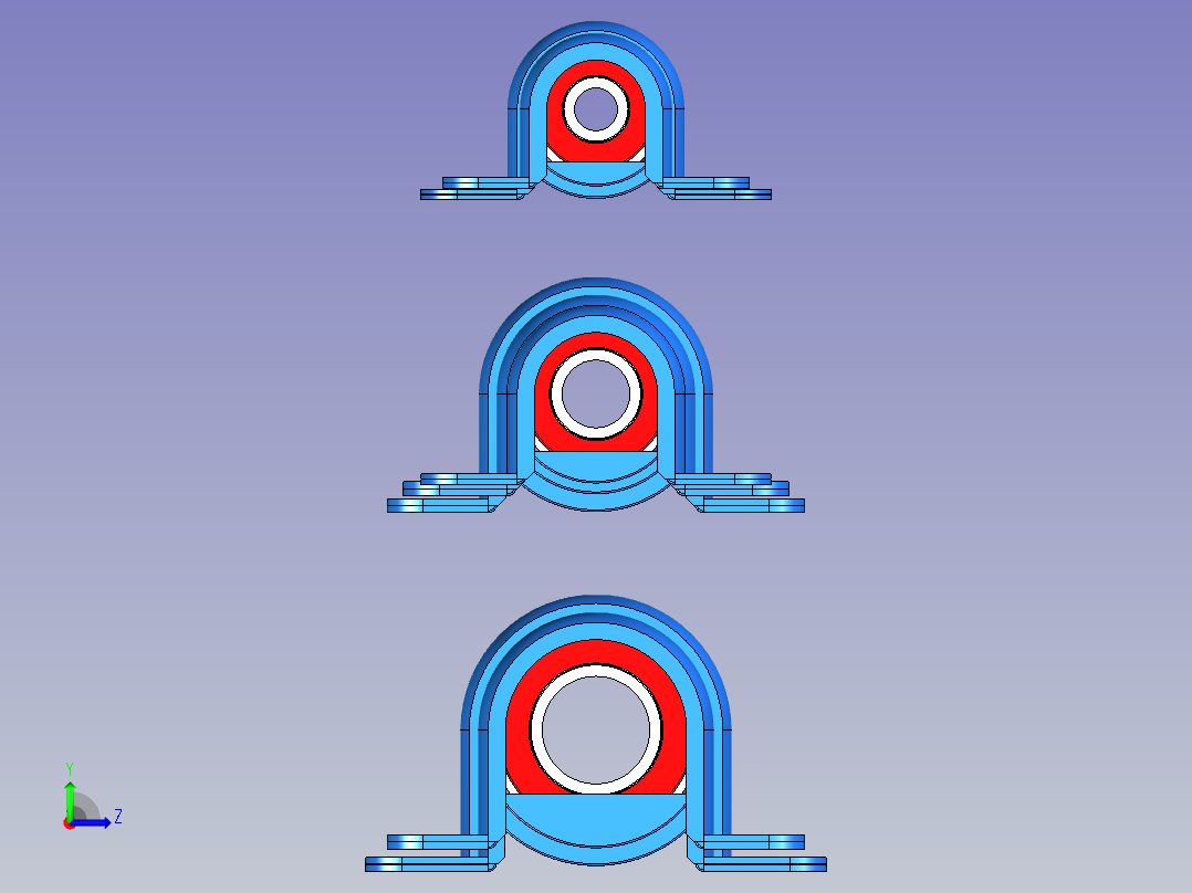SBPP200带座轴承集合大全左视图