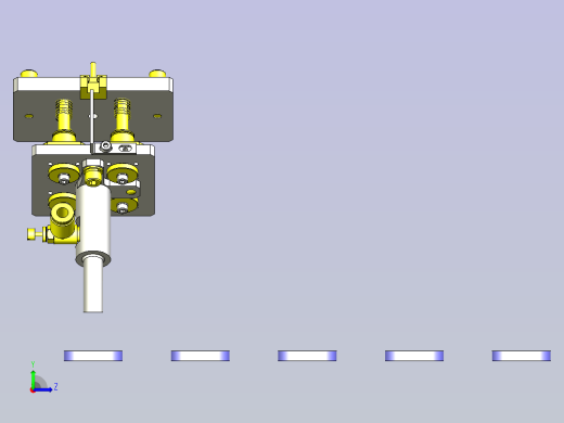 一种工件吸附手臂3D图纸左视缩略图