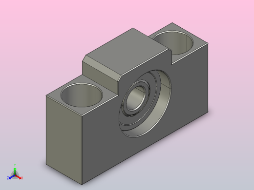 EF丝杠支撑[EF6]正等轴测缩略图