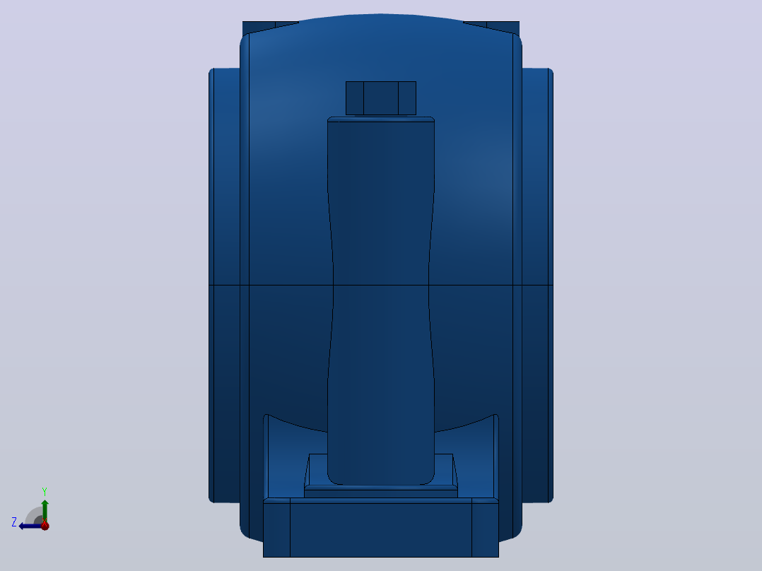 SN600系列[SN622-SSN622]轴承右视图