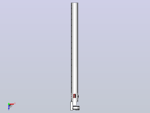 皮带直线轴半封闭可选导轨TPA-HNB-120D-110-L1500-ML-C-P40-N3俯视缩略图