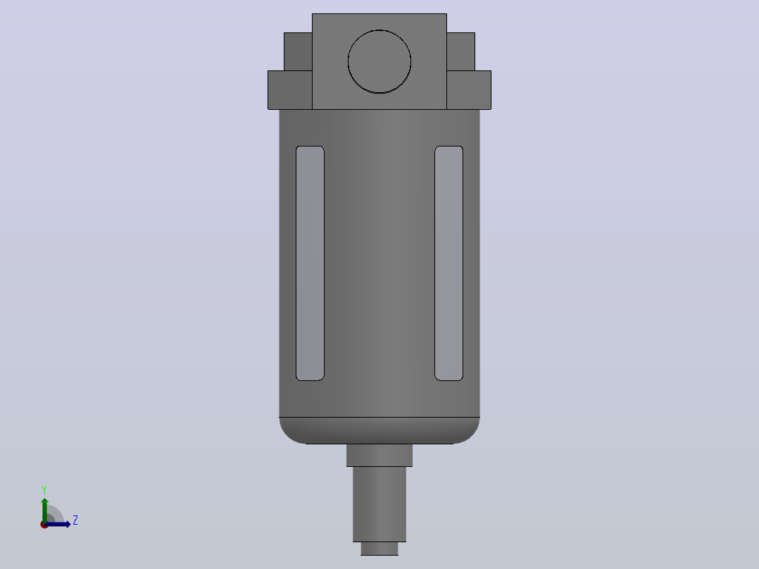 QSLB空气过滤器[QSLB-L15]左视图