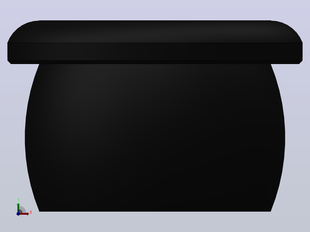 HY8330.3堵头[HY8330.3＼d=15]前视图