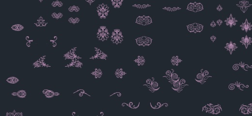 CAD中式隔断，雕花，花格缩略图