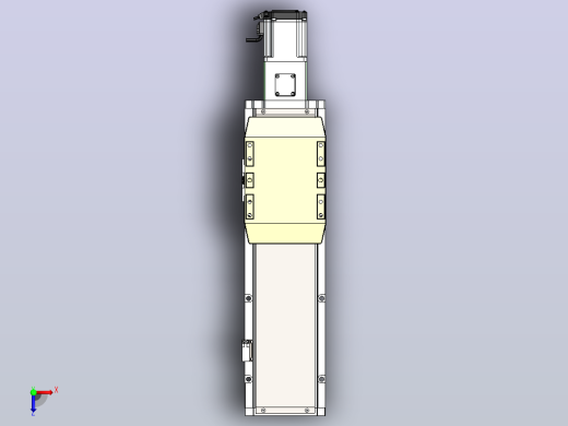 内嵌式螺杆 GTH15-750W伺服[GTH15-L10-300-BC-P750W-C2-N]丝杆滑台模组松下马达俯视缩略图