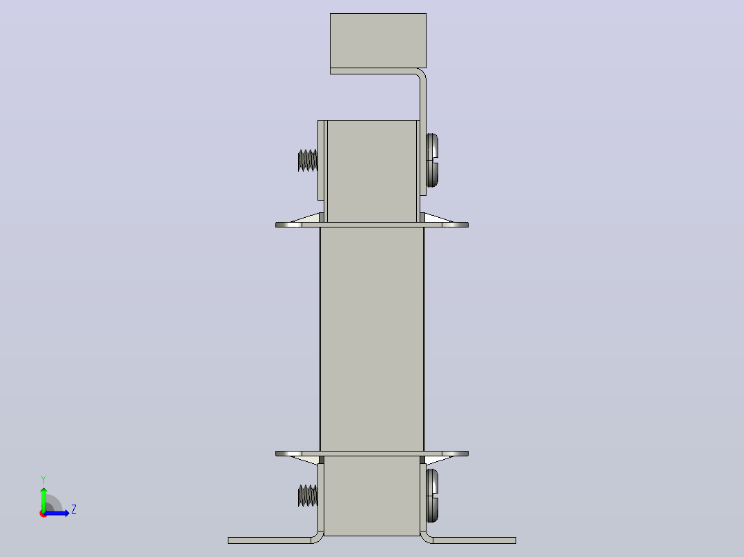 ACLSG-20三相干式进线电抗器三维模型202011左视图