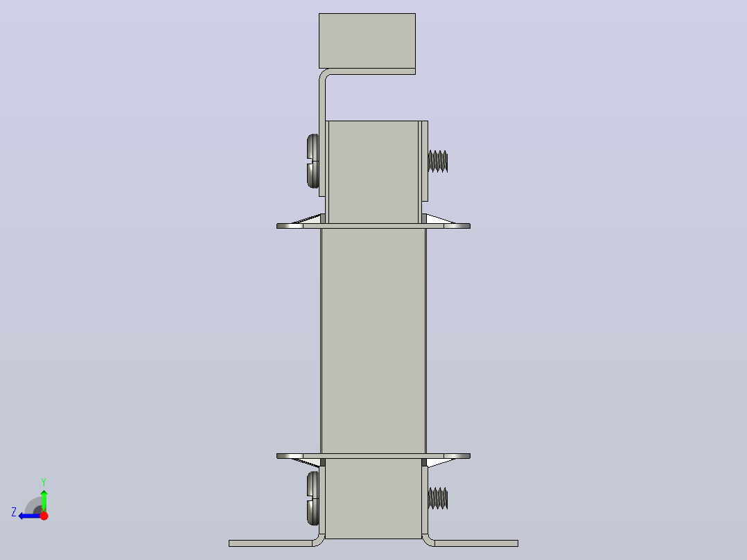 ACLSG-20三相干式进线电抗器三维模型202011右视图
