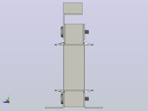ACLSG-20三相干式进线电抗器三维模型202011右视缩略图