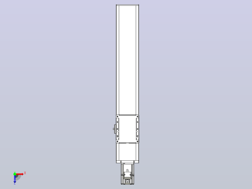滚珠丝杠直线轴带导轨全封闭TPA-HCR-105D-1610C-L450-M-Y-P40-N3俯视缩略图