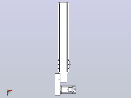 皮带直线轴半封闭可选导轨TPA-HNB-85S-90-L350-ML-C-P20-N3俯视缩略图