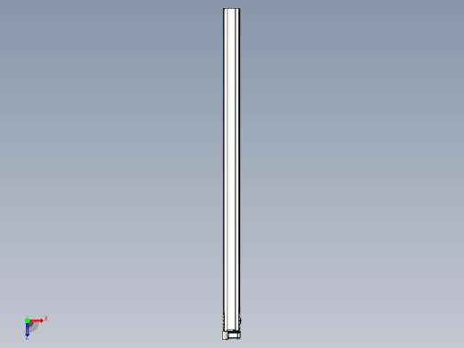 皮带直线轴半封闭可选导轨TPA-HNB-175D-140-L3000-LU-Y-P75-N3俯视缩略图