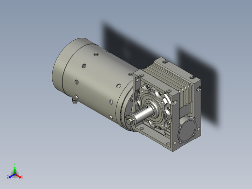 SolidWorks减速电机