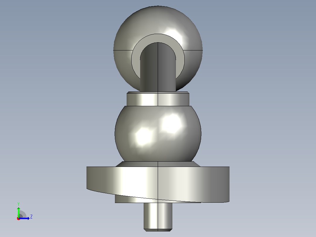 GN 918.2 凸轮式锁紧杆[GN_918.2-40-KV-R]左视图