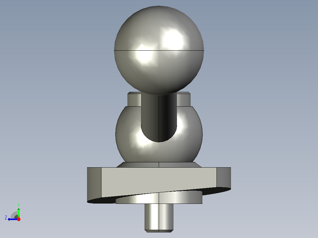 GN 918.2 凸轮式锁紧杆[GN_918.2-40-KV-R]右视图
