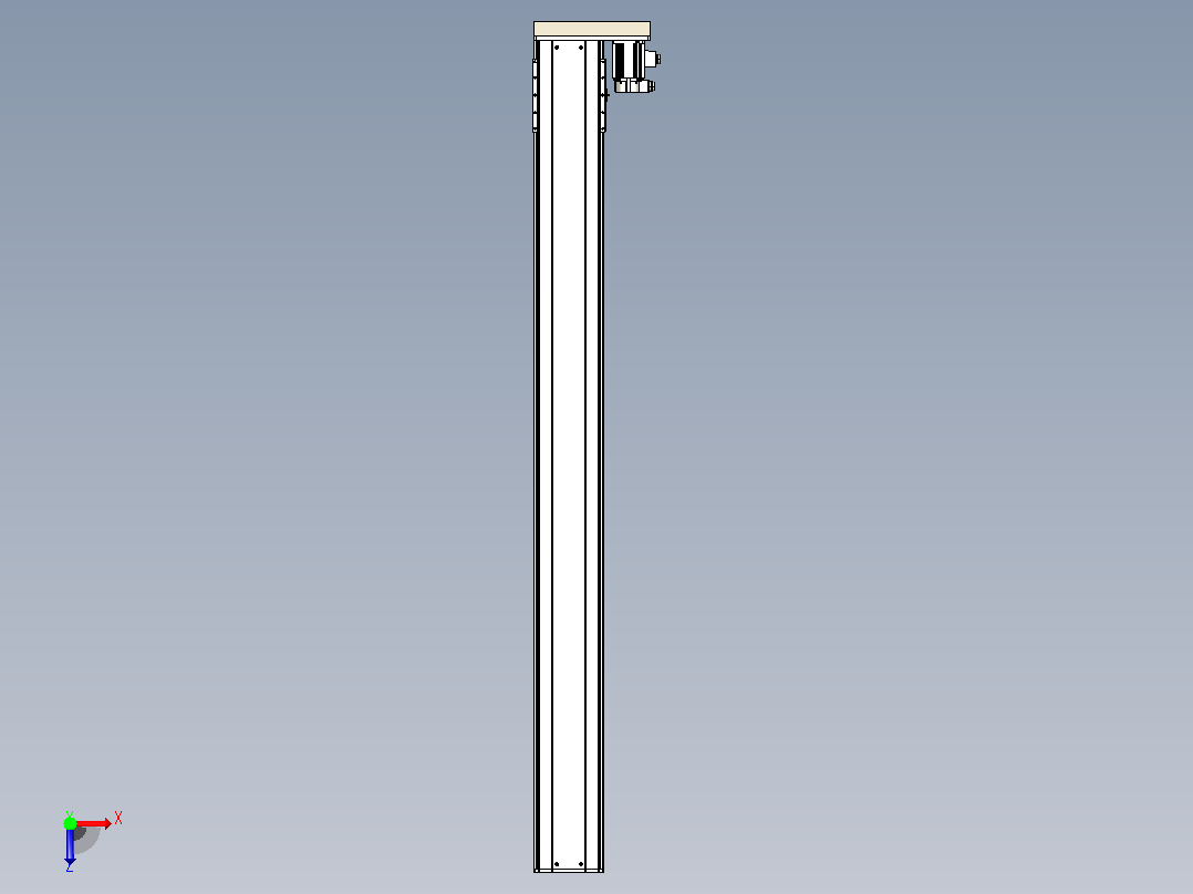 日规模组半封闭丝杆TPA-HNR-220D-3210C-L2250-ML-Y-P1K-N3俯视图